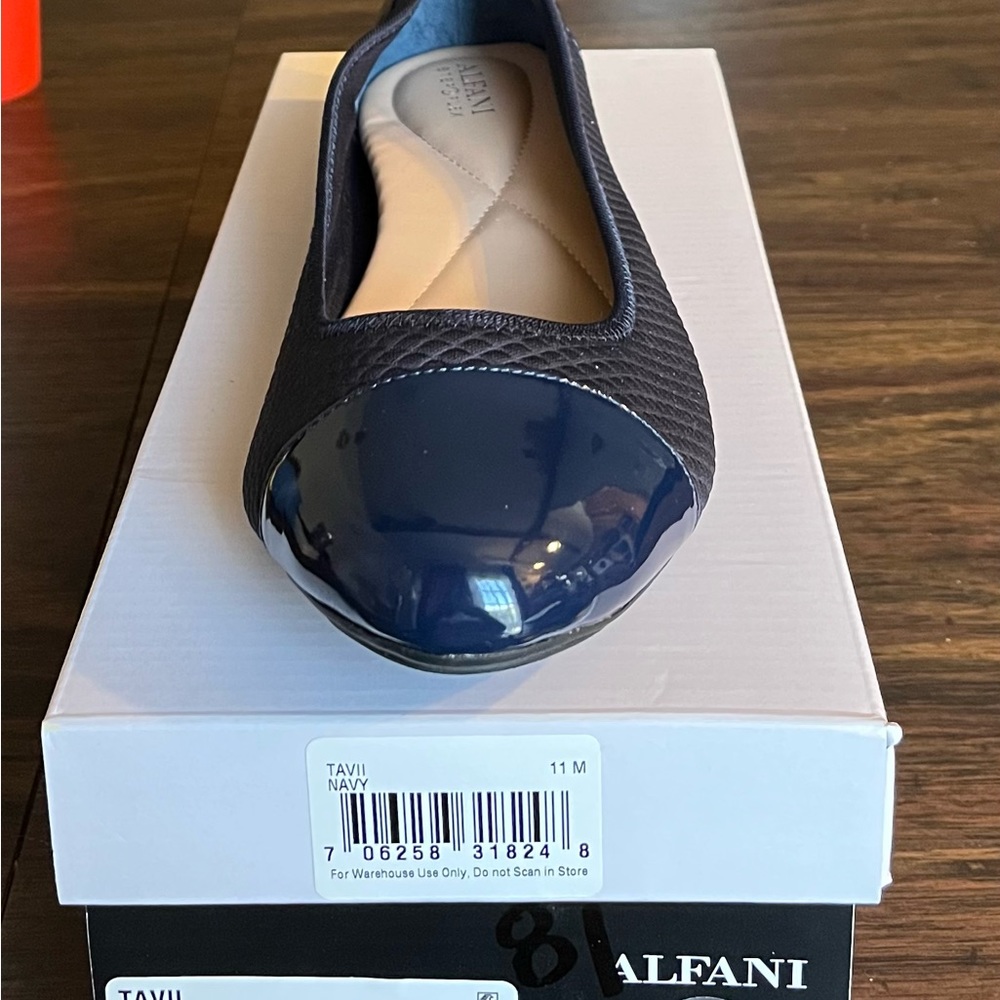 Women’s Alfani Navy Blue Slip on shoes